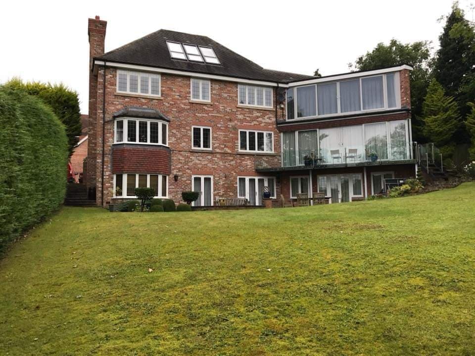 Rear of the house before work started